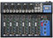 MINRS Bluetooth Audio Mixer 7 Kanal, DJ Mischpult Live Studio mit USB Sound Mixing Console 6 Musikmodi für Musikproduktionsstudios Bars und Bühnen für Anfänger und Profis