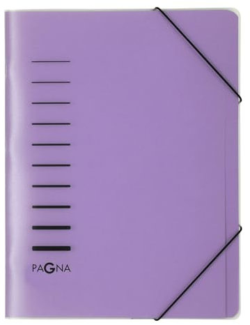PAGNA 40056-10 Ordnungsmappe 6 Fächer aubergine
