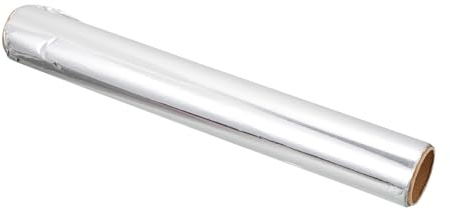 Papier Aluminium de Cuisson pour Barbecue Cuisine Argenté | Feuille en Aluminium, Usage Domestique et Extérieur, Résistance à Haute Température, Ténacité