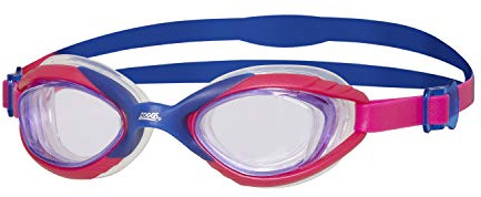 Zoggs Kids Sonic Air Junior med UV-skydd och anti-dimma simglasögon, rosa/lila, 6-14 år