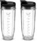 Flip Top to-go Lid with 32OZ Replacement Cups for Compatible with Nutri Ninja Blender Replacement Parts.for Compatible with Nutri Ninja Blenders 900W BL450 and 1000W Auto-iQ BL480 BL482 BL482-30 BL682