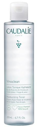 Caudalie Vinoclean Moisturizing Toner with Rose Water - 200 mL