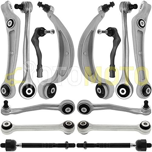 Kit de brazos de suspensión delantera compatible con Audi A4 8K B8 A5 8T Q5 8R compuesto por 14 piezas de repuesto para coche