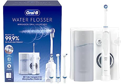 WaterFlosser Oral-B Wasserseide, elimina hasta un 99,9% de placa*, 5 niveles de intensidad