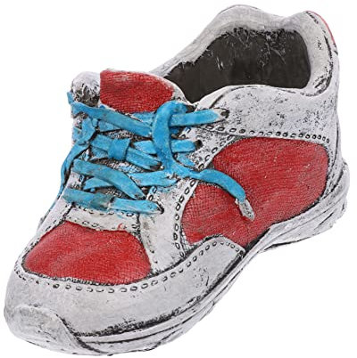 FONDOTIN Fioriera Scarpone Vaso Da Fiori Imitazione Scarpa Vasi Da Fiori Da Interno Da Interno Da Esterno Decorativi Ceramica Retro