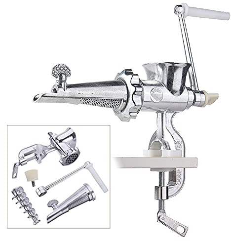 Extractor de Hierba de Trigo portátil, Abrazadera de Escritorio, Molinillo de Hierba de Trigo, exprimidor de Hierba de Trigo de Acero Inoxidable, para Exprimir Hierba de Trigo, Jengibre, Manzanas, u