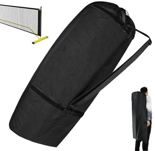 Cosmos Pickleball Net Storage Bag Pickle Ball Equipment Carry Bag Badminton Net Case Boundary Line Carrying Bag for Game Equipment Accessories Storage in Driveway Backyard (Mesh Net NOT Included)