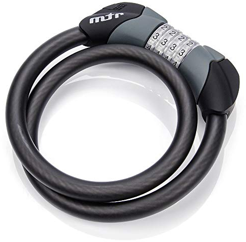 meteor Kabelschlösser Fahrradschloss Key Lock Kette Kombination Kabel Code Lock für Fahrrad Outdoor Bike Roller Grill & Sonstiges (80 cm Code Lock)