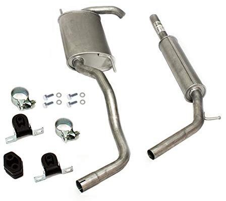 Ferroz Export Ersatz für Auspuffanlage Auspuff ab Kat VW Polo (6N1) 1.0 1.3 1.4 1.6 & Polo (6N2) 1.0 1.4