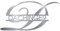MOCAVI Edelstahl Namensschild Stick 801 Namens - Monogramm, personalisiertes Namens-Schild, V4A Edelstahl
