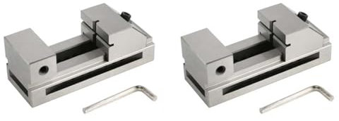 CENMEN 2X QKG50, Tornillo de Banco para MáQuina de Alta PrecisióN, Pinzas de Gad CNC de Movimiento RáPido de 2 Pulgadas, Lisas para Rectificadora de Superficies, MáQuina de ElectroerosióN