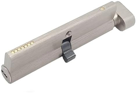 MJINA Security door Center asymmetry brass lock cylinder with knob aluminum alloy door Eccentric lock core height 32mm(35x45T)