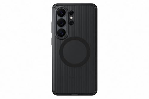Samsung Rugged Magnet Case cover magnetica con protezione resistente e tecnologia Magnetic Power Profile Galaxy S26 Ultra, Black