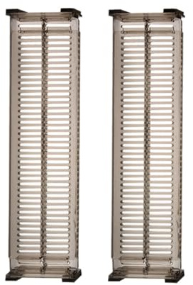 FOMIYES 2pcs Black Plastic Drawer Divider Organizers DIY Adjustable Storage Splitter Plates for Home Closet, Kitchen, Office Drawers