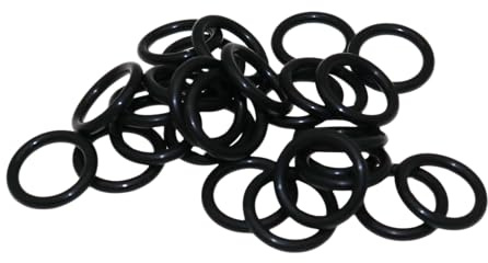 10 guarnizioni ad anello 6,07 × 1,78 mm, EPDM 70 Shore A, colore nero, dimensioni standard BS010/AS568-010, per miscelatori, valvole, raccordi sanitari, da -45 a +130 °C