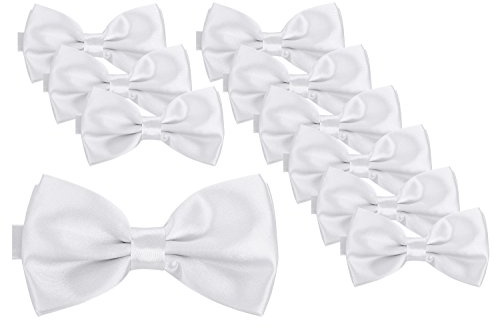 BomGuard papillon da uomo set da 10 – Bianco