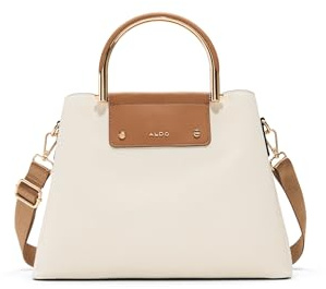 Aldo Sloana, Bolso Tipo Cartera para Mujer, Desbordamiento Beige, Small