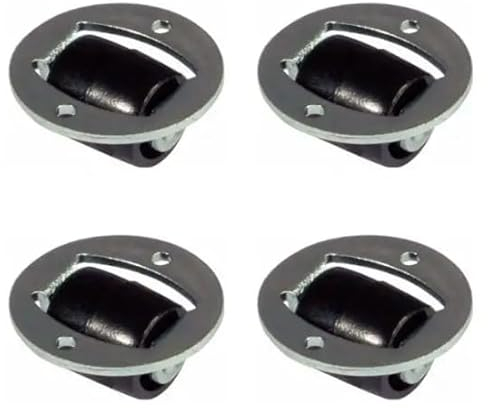 cyclingcolors 4x rotelle per mobili piccole 26mm TV ruote Piatto Rotante piastra girevole