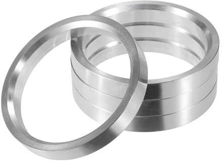 QUARKZMAN 4 Piezas Anillos Centradores De Aleación De Aluminio De 75 Mm De Diámetro Exterior A 63.4 Mm De Diámetro Interior para Cubos De Rueda De Automóvil
