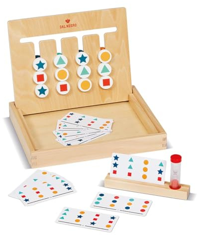 Dal Negro - Codice In Tempo, gioco di abilità in legno adatto ai bambini dai 6 anni in su.