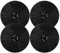 vhbw 4x Aktivkohlefilter kompatibel mit Klarstein Eleonora 10035380, 10035381, 10035382 Dunstabzugshaube - 16 cm