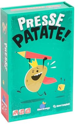 Blue Orange - Presse Patate - Jeu de Rapidité Idéal pour s'Amuser en Famille ou Entre Amis en Soirée - Dès - Multijoueurs - À partir de 8 Ans