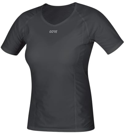 GORE WEAR M Maglia intima a maniche corte da donna GORE WINDSTOPPER, 38, Nero