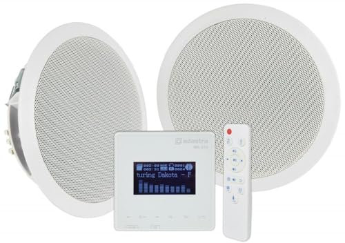 Adastra WA-215 | In-Wall Digital Bluetooth Ceiling Stereo Audio System | 30Watts, White
