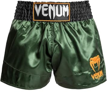 Venum, Classic Muay Thai Shorts, Herren, XL, Grün/Schwarz/Gold