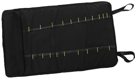 Bolsa Portátil Oxford Negra para 22 Ranuras Cuchillos de Chef