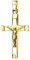 JEVELION Kruzifix-Anhänger 585 Gold 14 Karat Kreuz-Anhänger Jesus Christus Ketten-Anhänger mit Schmuck-Etui