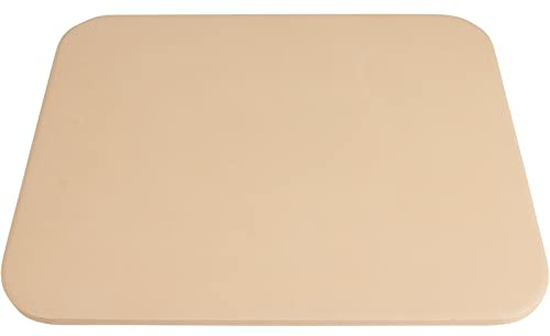 Browin 312015 Pietra per pizza rettangolare 38 x 30,5 cm, grande pietra per pizza e pane, pietra rettangolare in cordierite, Colore Brillante