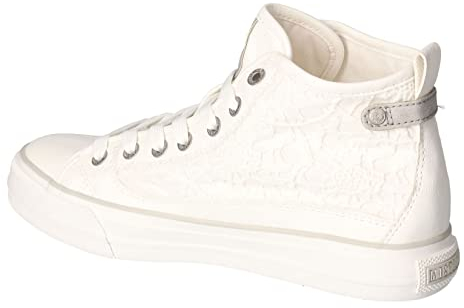 Mustang Damen High-Top Sneaker Weiß, Schuhgröße:EUR 40