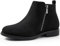 Harvest Land Women's Chelsea Ankle Boots - Winter Stylish Classic Short Adults Zip-up Shoes Black 5UK