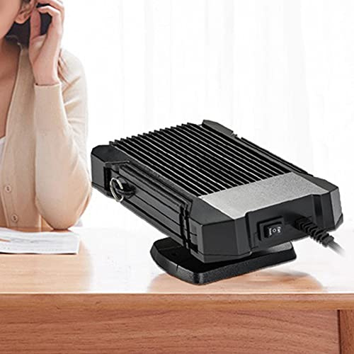 Auto-Heizlüfter, Windschutzscheibe, Schnee und Frost, DC 12 V/24 V, Automatische Heizung mit Thermoschalter, Sicher und Zuverlässig, um Nebel und Frost auf der Windschutzscheibe