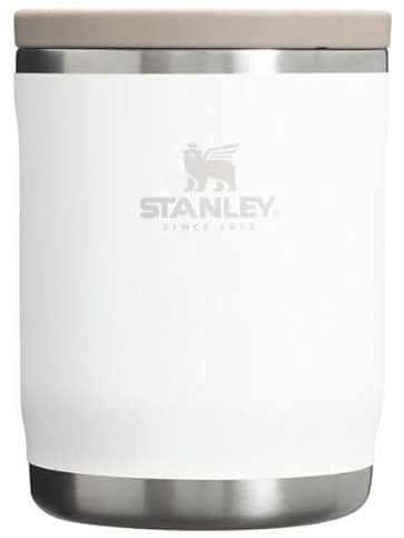 Stanley Adventure To-Go Food Jar 18 oz | Vacuum Insulated Thermos Food Container | Wide Mouth Screw On Lid | Packable for Travel | Stainless Steel with Leakproof Lid | BPA-Free | Frost
