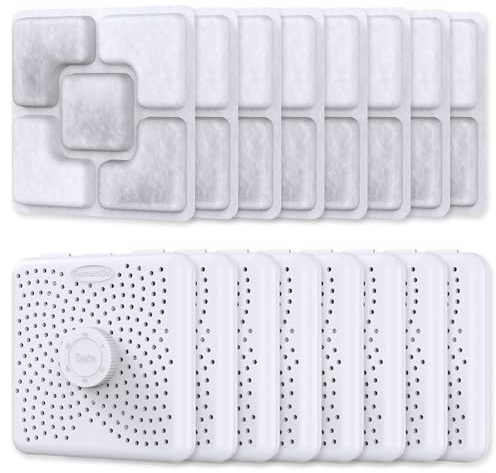 SAMANIJA Lot de 8 déshydratants d'aliments pour animaux de compagnie avec étui pour conteneurs de stockage d'aliments pour animaux de compagnie, pour distributeur automatique de nourriture pour