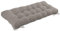 FlyGulls Bench Cushion for Indoor Furniture 48 x 19 inch Rectangle Bench Seat Cushion for Bay Window Entryway Bench Thick Textured Chair Cushion with Non-Slip Backing 1 Pack, Light Grey