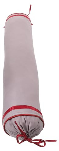 Gatuida Funda De Almohada Cilíndrica para Cuello Suave y Transpirable Lavable y Resistente Funda para Cojín Redondo Larga Soporte Cómodo para Descansar y Aliviar Tensión Cervical