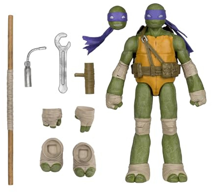 McFarlane Teenage Mutant Ninja Turtles (Page Punchers) Donatello - Figura de acción de 5 Pulgadas con Juguetes cómicos