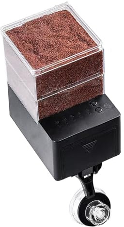 Automatisk Fiskmatare 5-Hastighets Justerbar Smart Husdjurstillbehör Med | Akvariefiskmatare Automat För Hemma Akvarium Sjöbassäng Skaldjur Hamster Betta Kattfisk Vattenbete