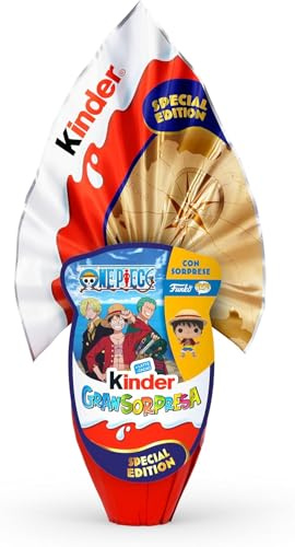 Uovo di Pasqua One Piece Special Edition, con Sorpresa Funko Pop, Cioccolato al Latte, 220 g