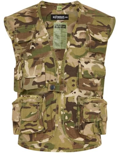 Kombat UK Kids Tactical Vest - British Terrain Pattern, 11-12 Years