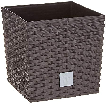 Prosper Plast drts170l-440u 17 x 17 x 17 cm Rato Low Blumentopf – Dunkelbraun