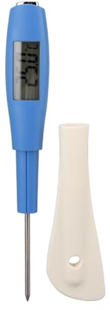 Thermomètre à spatule digital, thermomètre à spatule digital LCD pour bonbons Thermomètre à viande digital en silicone pour bonbons, chocolat, confiture et viande