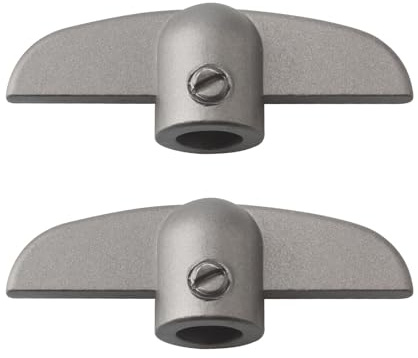 VIDABTE T-Handle Crank for Andersen Casement Windows, 3/8 in Tee Handle Casement Operator, Butterfly Wing Nut T-Handles (2 pcs)