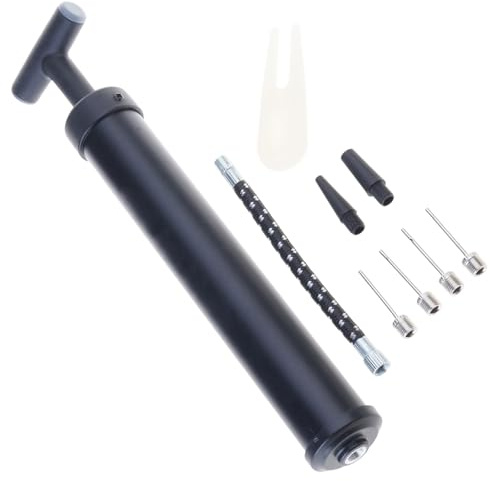UncleS Pompe Manuali per Palloni Gonfiatore Portatile Sport con Tubi Ago Ugello a Mano per Pallavolo Pompe Sportive con Ago