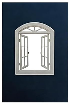 Fönsterfototillbehör - ramdekor, rustik display, vintage stil fönsterlucka, fotografiduk, skapare scen, lätt design | Accent fotoram för användning