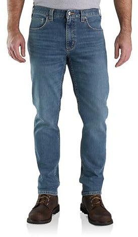 Carhartt Rugged Flex Relaxed Fit Low Rise 5-Pocket Tapered Jean, Jeans de los Hombres, Arcadia,