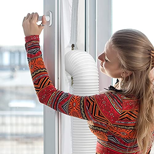 MATANA 500cm Fensterdichtung für Mobile Klimageräte, Klimaanlagen, Wäschetrockner & Ablufttrockne - Fenster, Dachfenster & Flügelfenster - Einfach zu Montieren